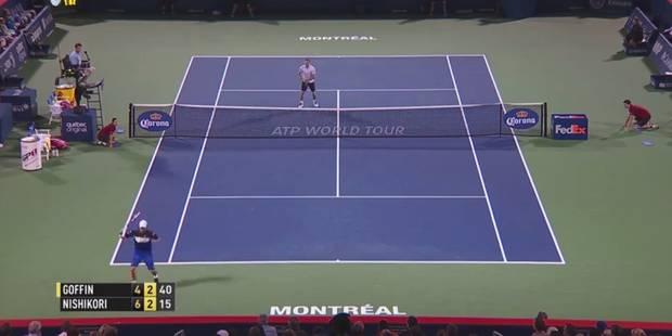 Le tweener lob de Nishikori à Montréal est élu point ATP de l'année