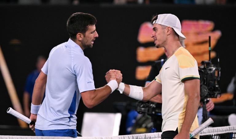 Djokovic admiratif de Prizmic à Melbourne.