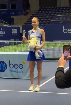 Polina Kudermetova titrée au W40 d'Astana