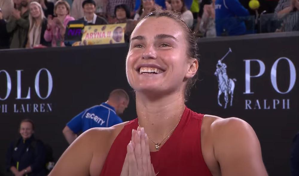 Le gros lapsus de Sabalenka à l'Open d'Australie.