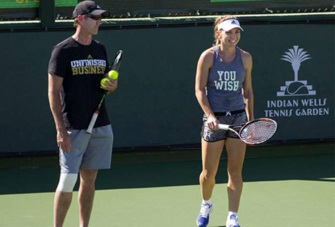 Halep coachée à temps plein par Darren Cahill en 2016