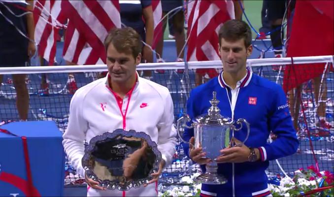 Djokovic, Federer et leurs trophées