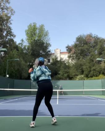 Naomi Osaka de retour à l'entraînement