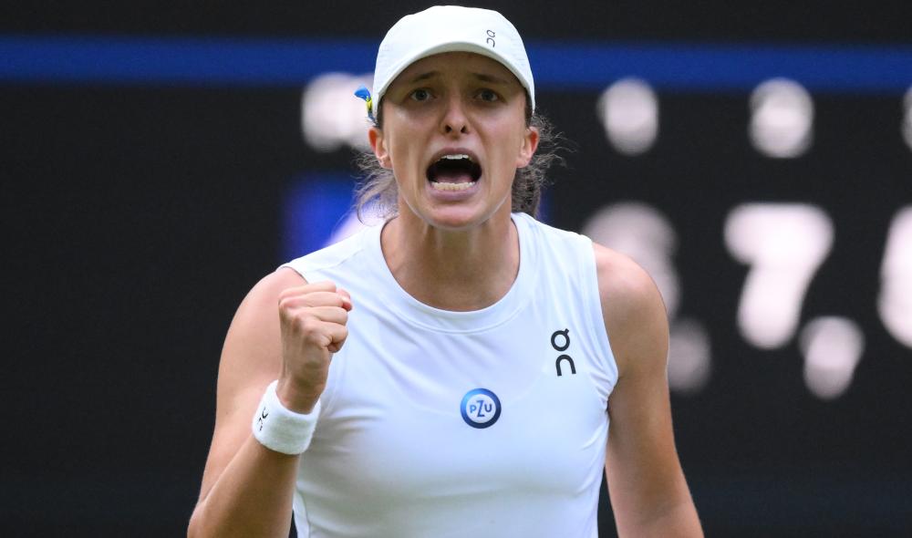 În forță, Swiatek domină în fața lui Collins în turul 3 de la Wimbledon