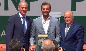 Benneteau à l'honneur sur le Chatrier