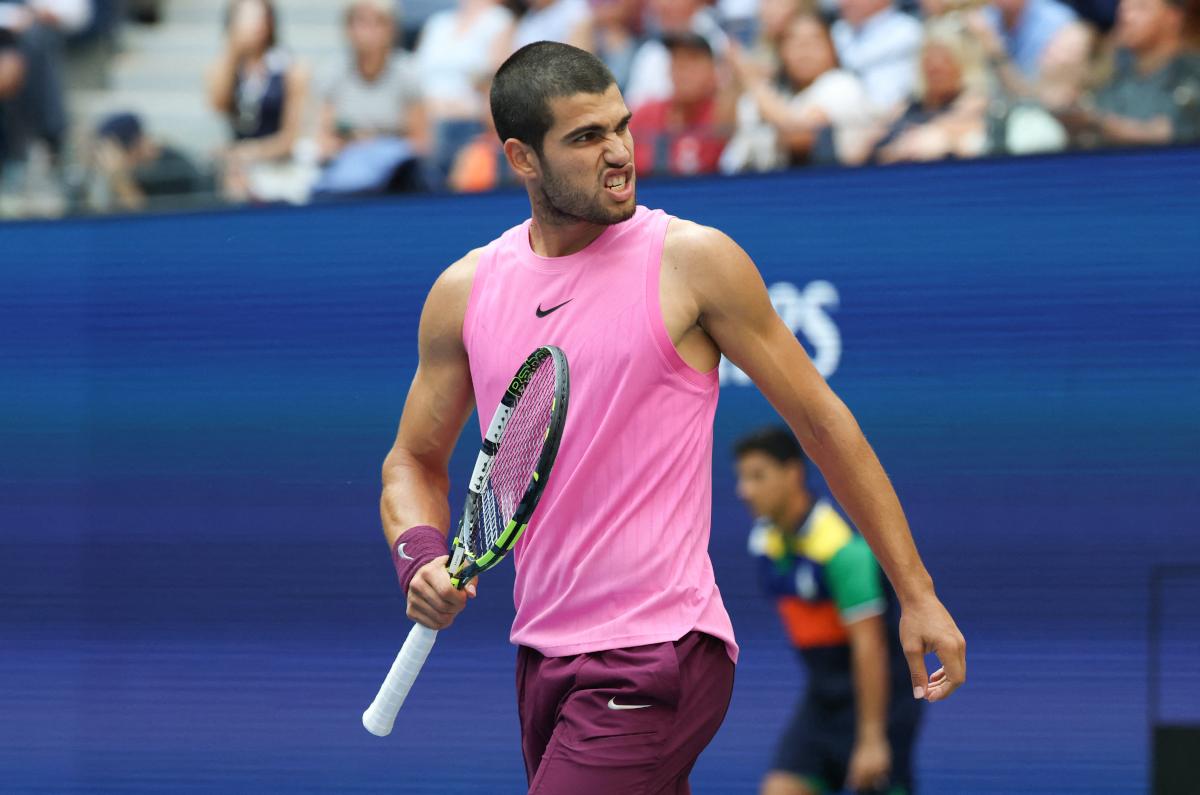 « J'essayerai de ne pas penser au fait que je joue devant lui », Alcaraz questionné sur la présence annoncée de Donald Trump pour la finale messieurs de l’US Open