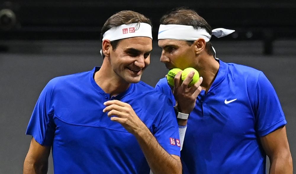 Les larmes de Federer et Nadal