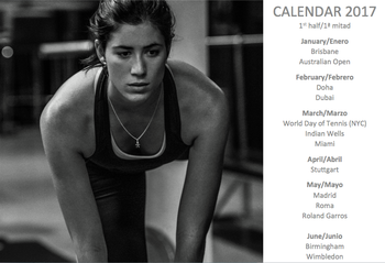 Garbiñe Muguruza a dévoilé le calendrier des tournois qu'elle jouera jusqu'à Wimbledon, via ses réseaux sociaux