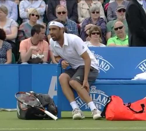 Baghdatis blessé au mollet gauche à Nottingham 