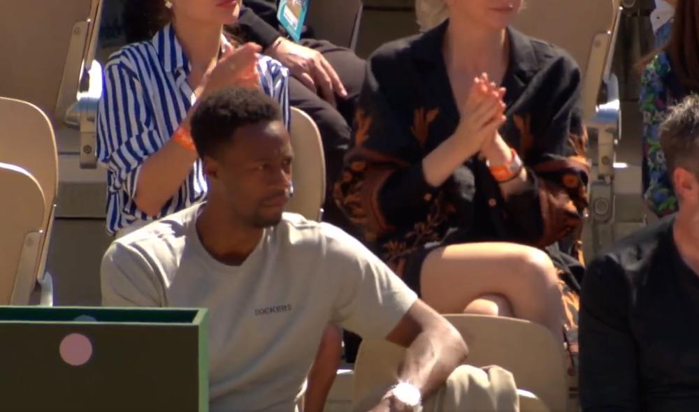 Monfils était dans les tribunes pour soutenir Svitolina.