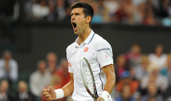 Djokovic exulte sur le gazon du Centre Court 