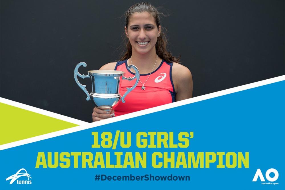 Jaimee Fourlis obtient une WC pour l'Open d'Australie en remportant le championnat U18 Australien