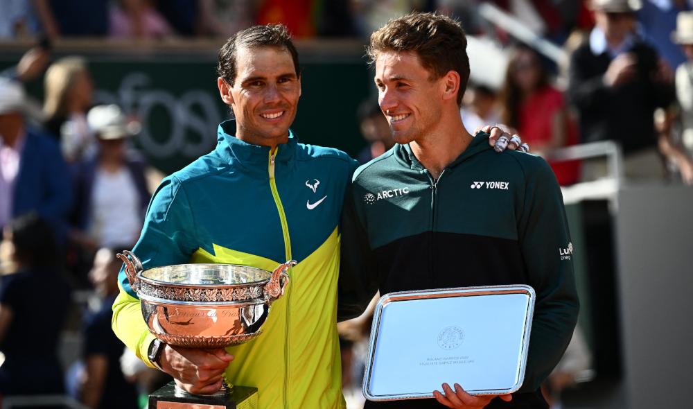 50 primeros partidos en tierra batida en Masters 1000: Ruud 4º, lejos de Nadal  
