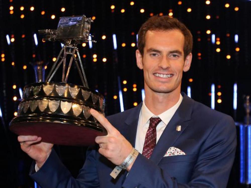 Andy Murray a été élu personnalité sportive britannique de l'année par la BBC ce dimanche