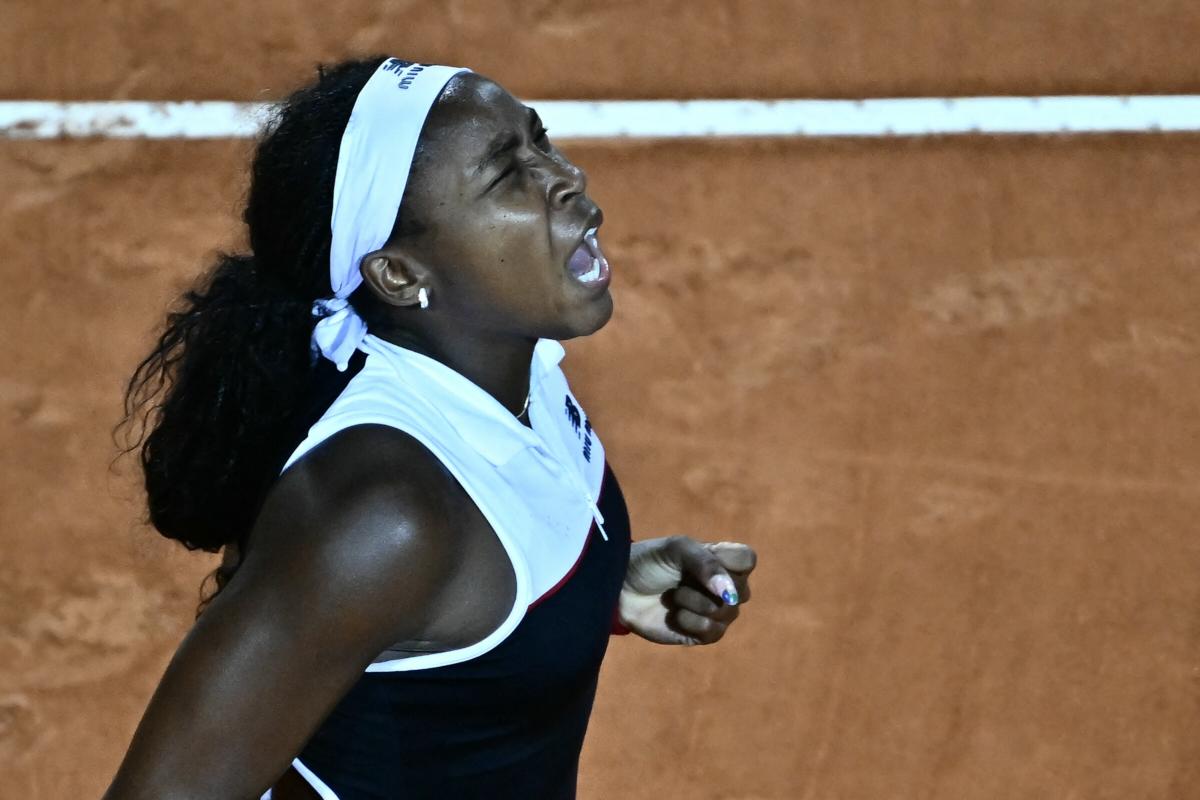 Tras una batalla de 3h32, Gauff vence a Zheng y se clasifica para la final en Roma  