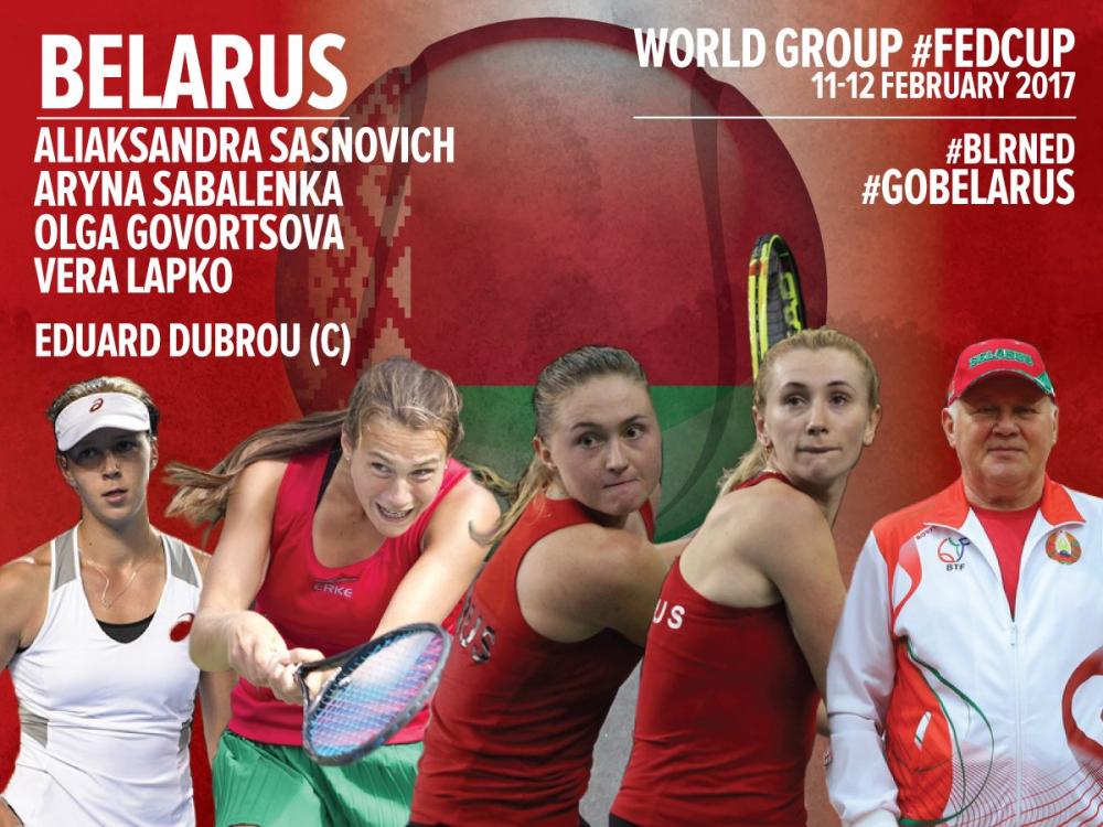 Fed Cup : Sasnovich, Sabalenka, Govortsova et Lapko sont les Biélorusses qui reçoivent les Pays-Bas de Bertens, Burger, Rus et Krajicek