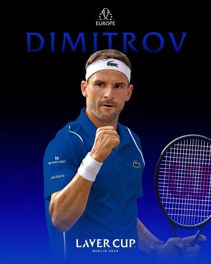 Laver Cup - Dimitrov zastępuje Nadala, drużyna Europy faworytem bardziej niż kiedykolwiek!