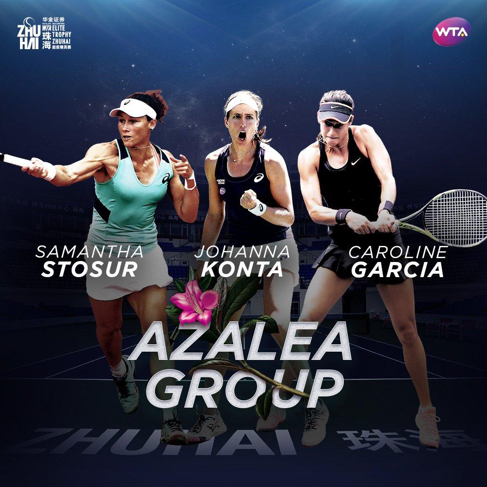 Tirage des poules à Zhuhai : Garcia dans le même groupe que Stosur et Konta