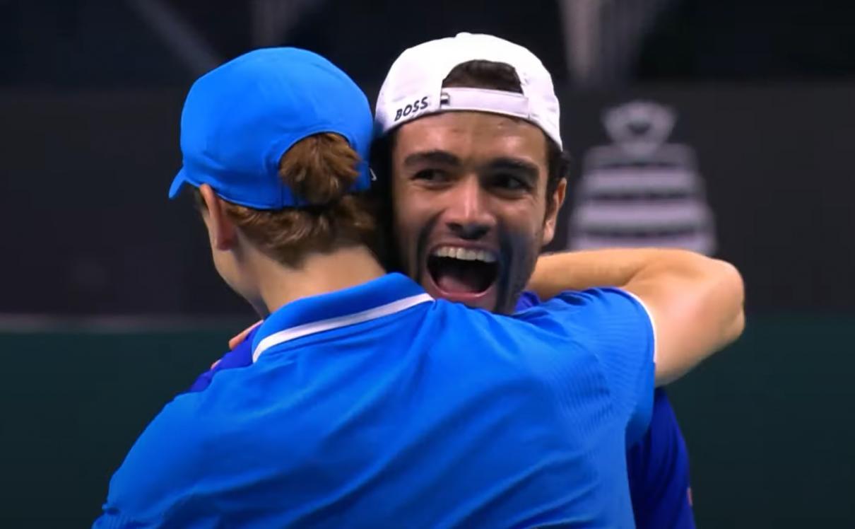 Berrettini besegrar Kokkinakis, Italien ett steg från Davis Cup-final