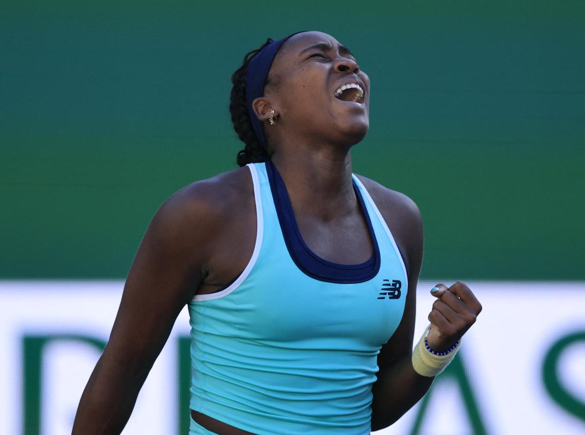 Gauff verslaat Sakkari en bereikt de achtste finales in Indian Wells