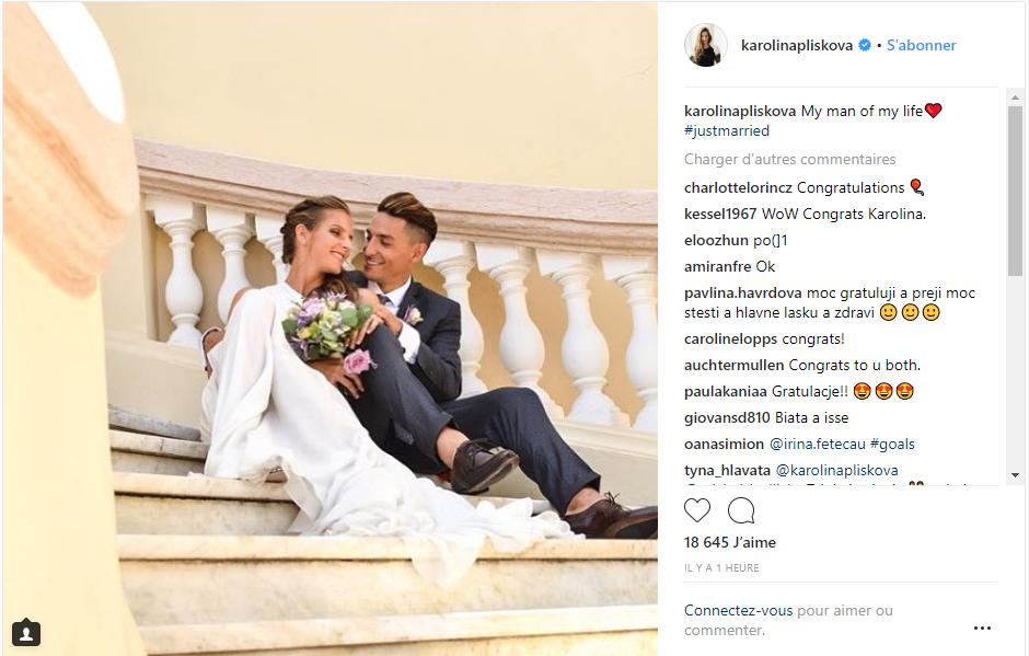 Karolína Plíšková s'est mariée ! Son mari, Michal Hrdlička, est un présentateur sportif tchèque