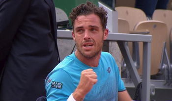 Tears for Cecchinato in Paris