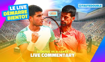 Suivez Alcaraz-Djokovic en Live commenté avec Alex et Rob.