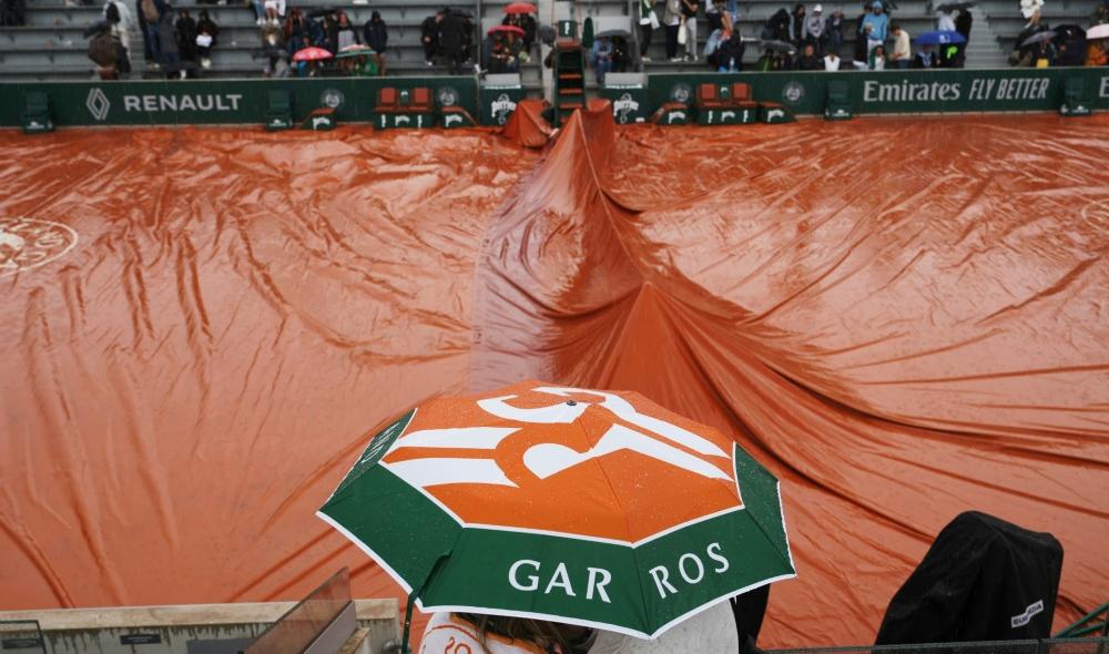 Point météo de jeudi à Roland-Garros - La pluie pourrait bien encore venir gâcher la fête