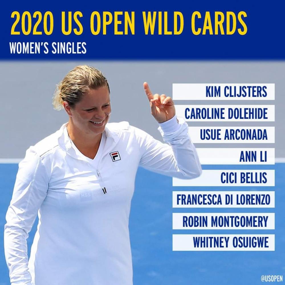 L’US Open vient de dévoiler la liste des wild-cards pour l’édition 2020