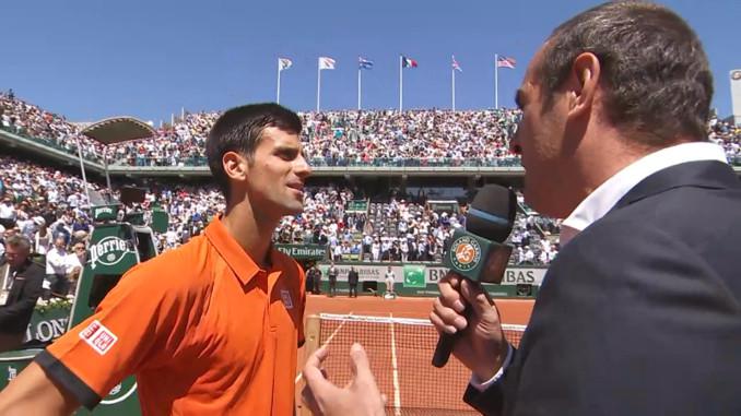 Djokovic : Aujourd'hui, au 5ème set, le premier jeu était très important