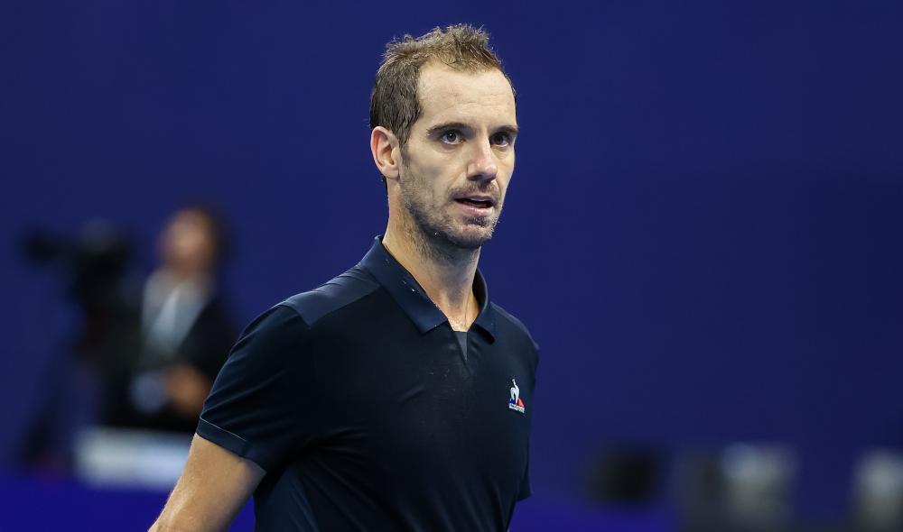 Gasquet nach seiner 1. Runde in Metz: 