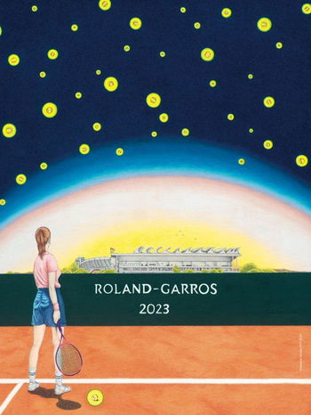 L'affiche de Roland-Garros 2023 (22 mai - 11 juin) dévoilée