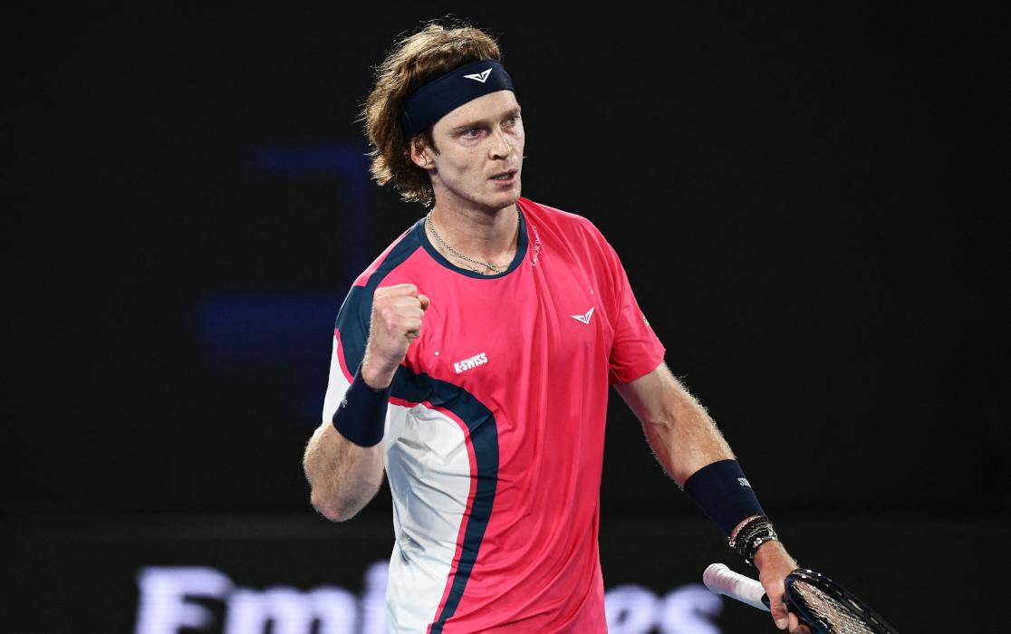 Rublev is cautious: With me, you never know.
