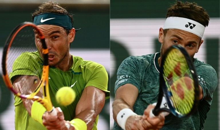C'est parti entre Nadal et Ruud en finale de Roland Garros ! Nadal au service pour débuter la partie, très bon match à toutes et tous !