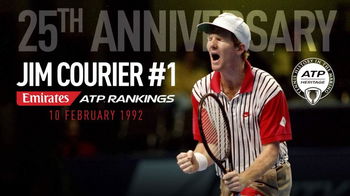 Il y a exactement 25 ans, l'Américain Jim Courier, alors âgé de 21 ans, s'élevait au 1er rang mondial en arrivant en finale à Stockholm !