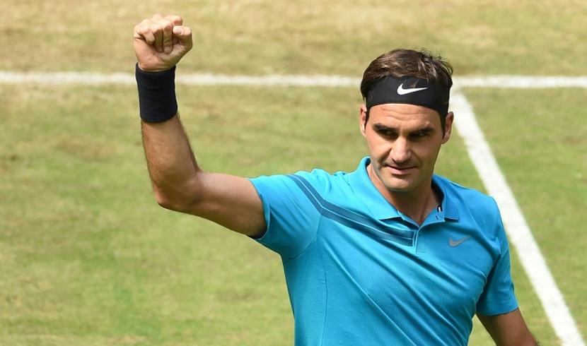 Federer laborieux mais en finale à Halle