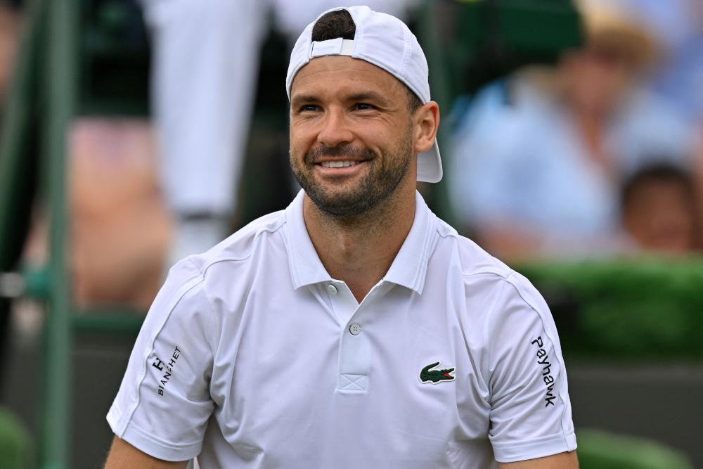 „Man wird ihn immer seltener sehen“, sagt Dimitrov über den einhändigen Rückhand