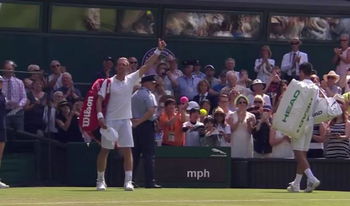 Djokovic : C'était le dernier Wimbledon de Nieminen donc je l'ai félicité pour sa superbe carrière