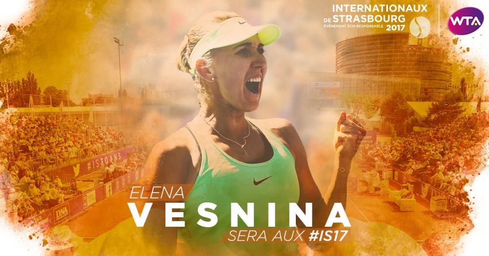 Vesnina invitée par le tournoi de Strasbourg