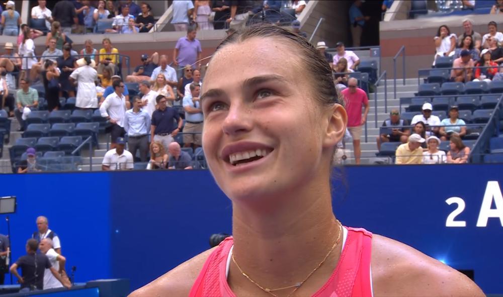 Sabalenka, toujours aussi drôle