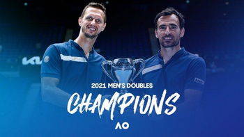 Ivan Dodig et Filip Polasek remportent le double de l'Open d'Australie face à Joe Salisbury et Rajeev Ram (6-3, 6-4), les tenants du titre.