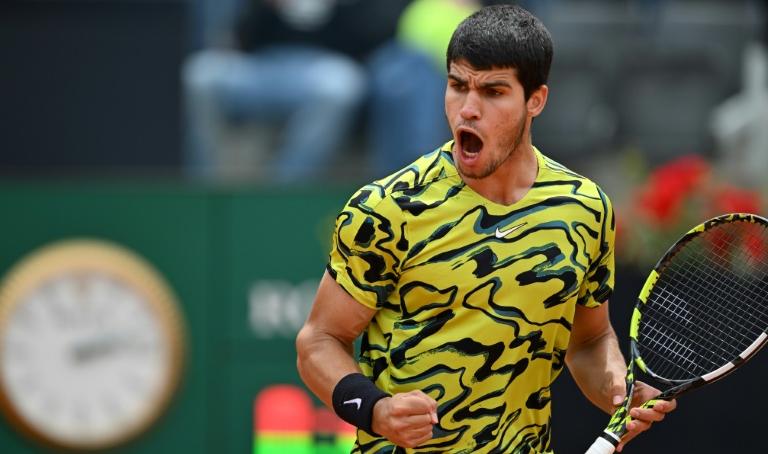Returning from injury, Alcaraz makes a strong debut in Rome  