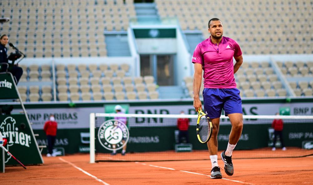 Tsonga chute d'entrée dans son potentiel dernier Roland Garros