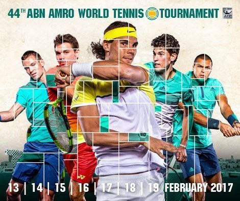 L'ATP 500 de Rotterdam (13-19 février 2017) annonce la participation de Thiem, Berdych et de Tsonga après celle de Nadal et de Wawrinka