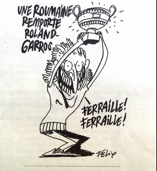 Une caricature de Simona Halep fait polémique en Roumanie