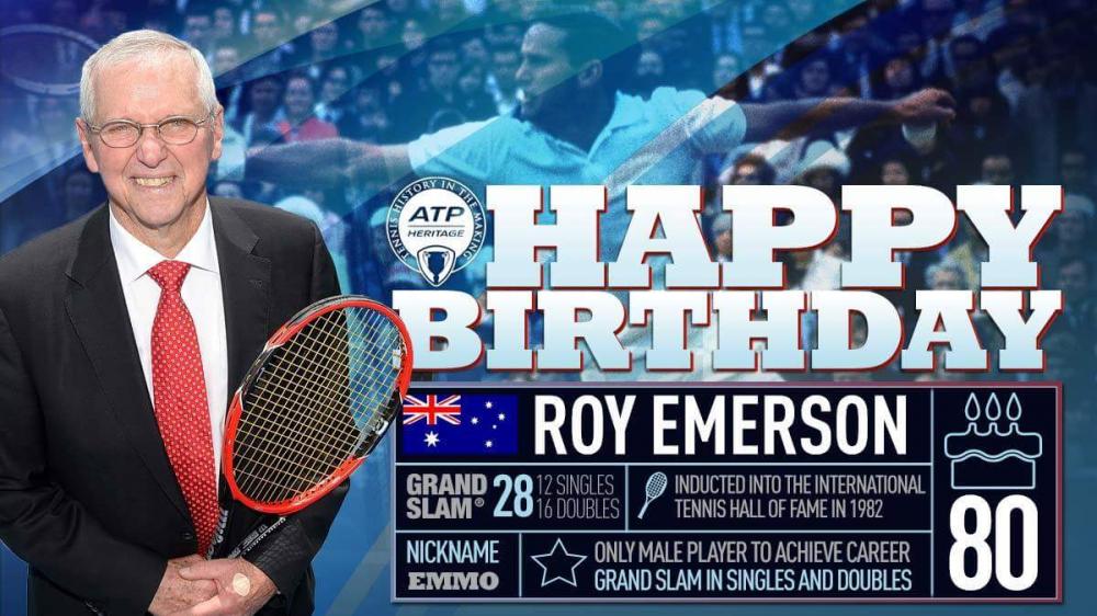 Roy Emerson fête ses 80 ans 