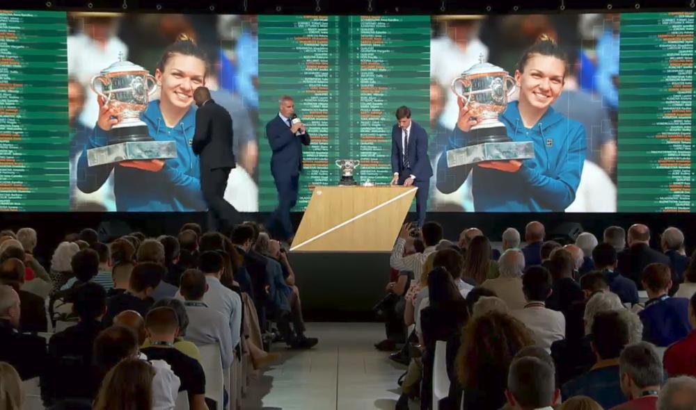 Le tirage au sort des tableaux de simple de Roland Garros est en cours