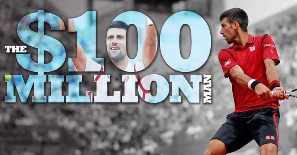 Novak Djokovic sera le premier joueur à dépasser les 100 millions de dollars de prize-money en carrière suite à son parcours à Roland Garros