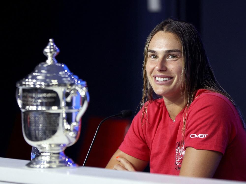 Sabalenka saboreia o momento: Escrever o nome da minha família na história do ténis.