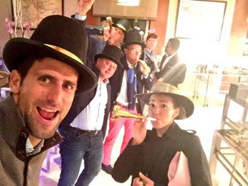 Les stars de l'ATP et de la WTA n'ont pas oublié de vous souhaiter une bonne année